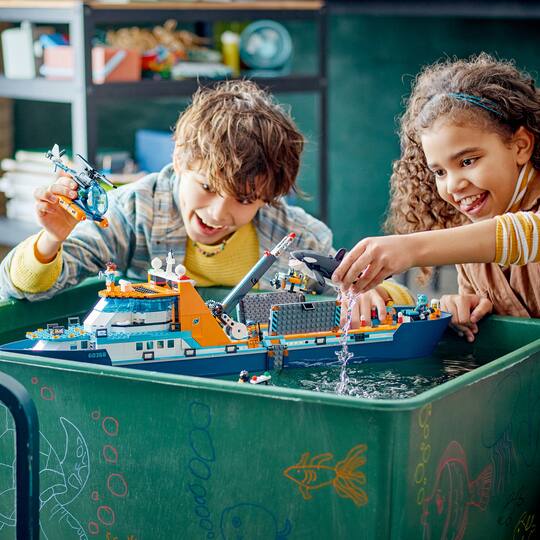 LEGO® City Arctic Explorer Ship 60368 Building Toy Set (815 Pieces)